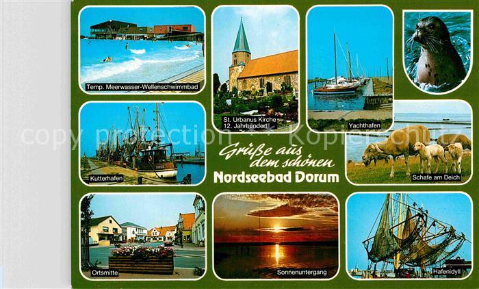 Dorum Meerwasser Wellenschwimmbad Kutterhafen Urbanus Kirche