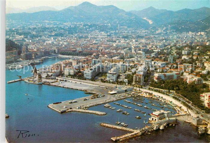 Nice Alpes Maritimes Fliegeraufnahme Port
