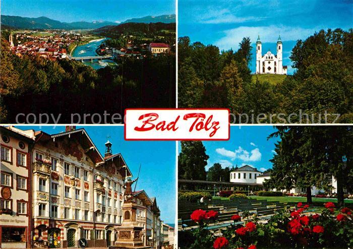 Bad Toelz Isartal Kreuzkirche Kalvarienberg Marktstrasse Trinkhalle