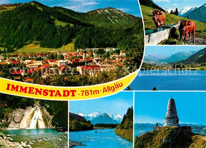 Immenstadt Allgaeu Denkmal Kuh