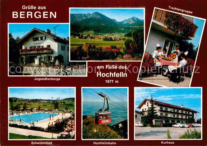 Bergen Chiemgau Hochfelln Tracht Jugendherberge Luftseilbahn
