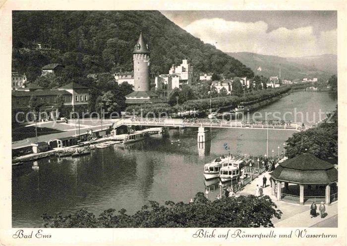 Bad Ems Roemerquelle Wasserturm