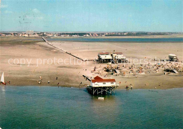 St Peter-Ording Fliegeraufnahme Strand