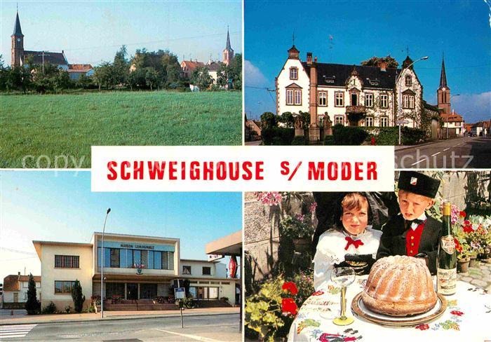 Schweighouse-sur-Moder Eglise Monument Morts Mairie