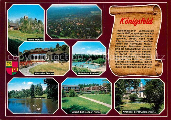 Koenigsfeld Schwarzwald Ruine Waldau Alber-Schweizer-Klinik Kirchsaal