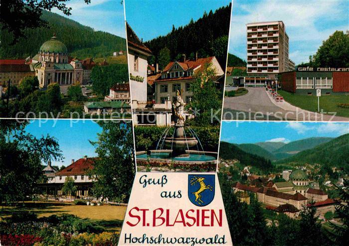 St Blasien Kathedrale Cafe Brunnen Kurgarten