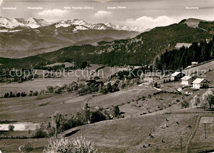 Scheidegg Allgaeu Alpenfreibad Hirschberg Hoher Freschen