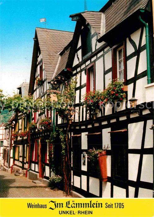 Unkel Rhein Weinhaus Im Laemmlein