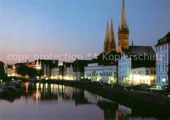 Luebeck Obertrave St. Marien Kirche St. Petri Kirche