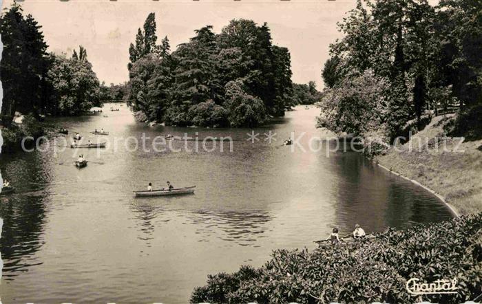 Paris Boisde Boulogne Bateaux sur le Lac