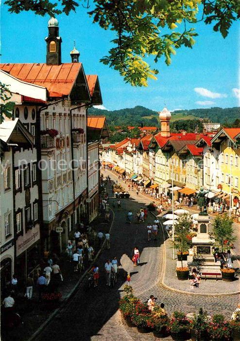 Bad Toelz Altstadt mit Marktstrasse