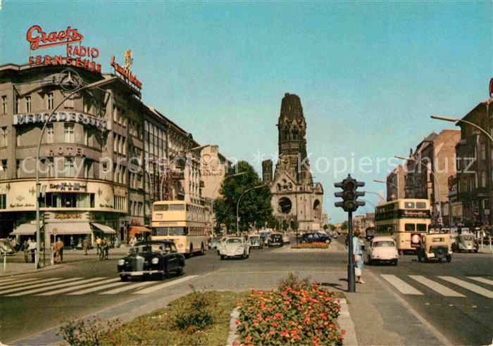 BERLIN  CITY Kurfuerstendamm Gedaechtniskirche