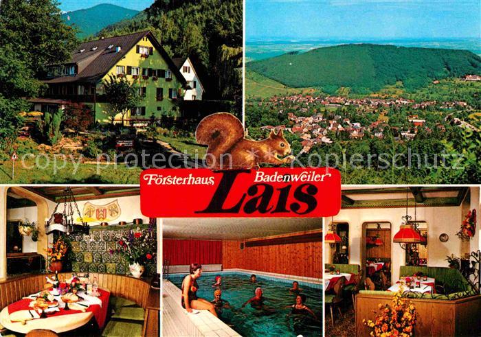 BADENWEILER BW Foersterhaus Lais Gastraeume Hallenbad