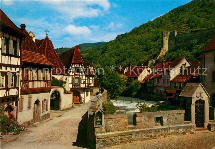 Kaysersberg Haut Rhin Rue de l'Oberhof et le Weiss