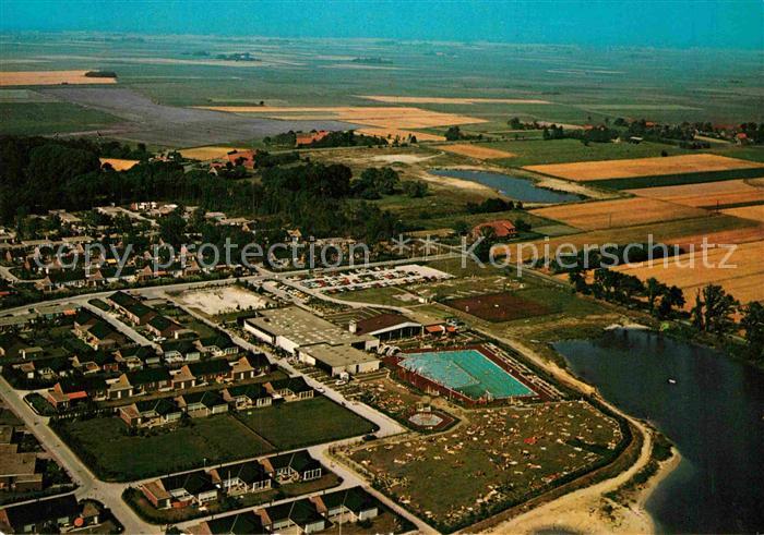 Berum Ostfriesland Kurzentrum Hage und Ferienpark Fliegeraufnahme