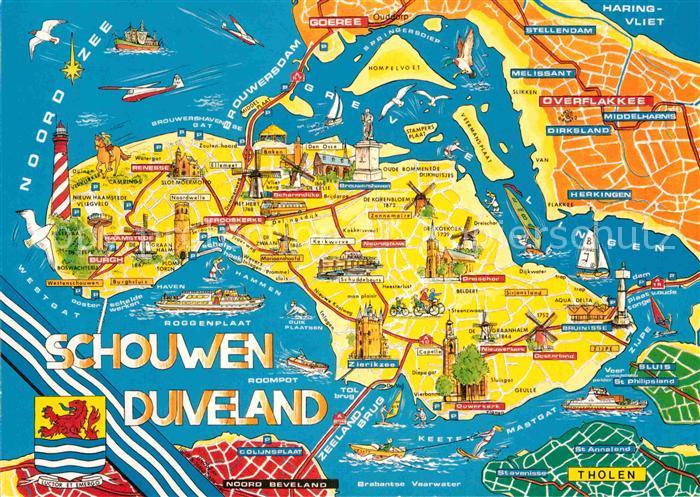 Schouwen Duiveland Gebietskarte