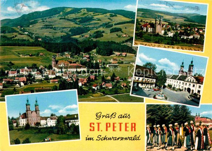 St Peter Schwarzwald Panorama Schloss Trachtengruppe