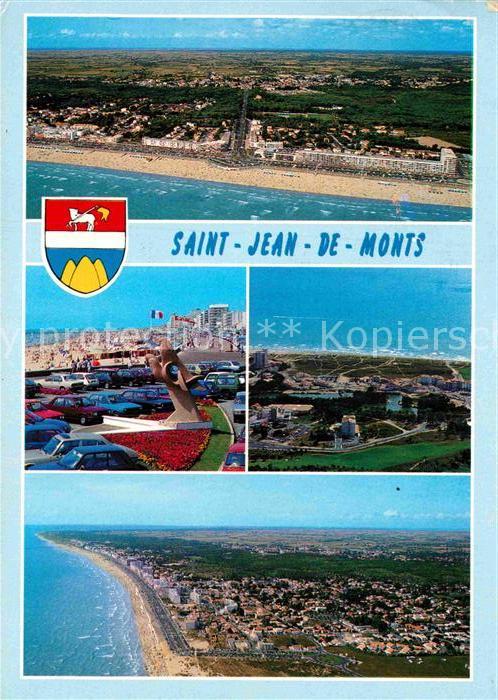 Saint Jean de Monts Fliegeraufnahmen Strandpartien
