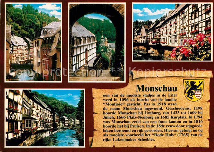 Monschau Montjoie NRW Partien an der Rur