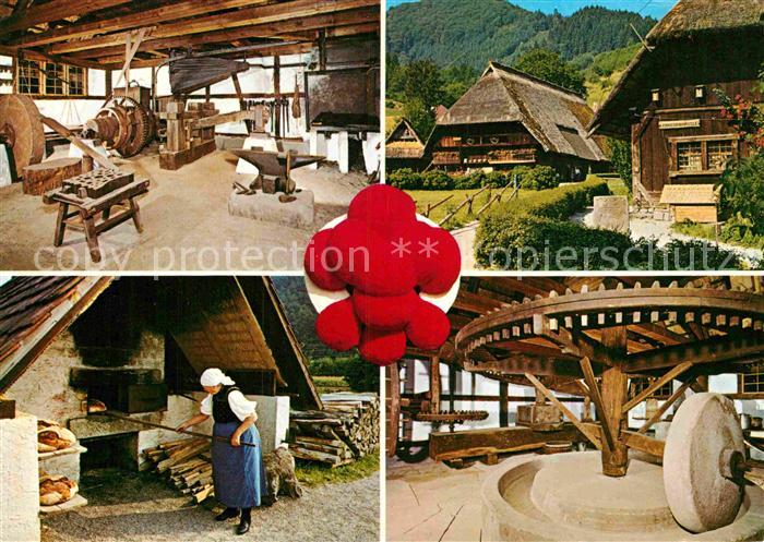 Gutach Schwarzwald Vogtsbauernhof Freilichtmuseum Hammerschmiede Backhaus oelmue