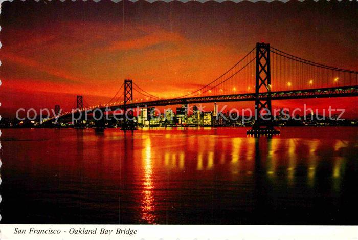 San Francisco California Oakland Bay Bridge