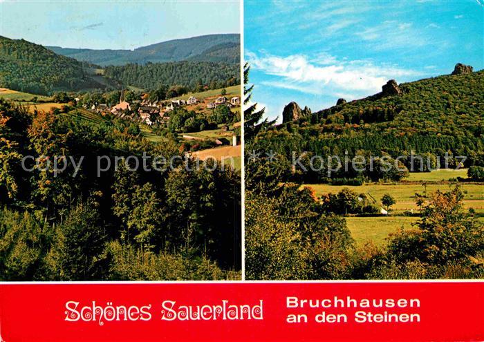 Bruchhausen Sauerland Panorama an den Steinen