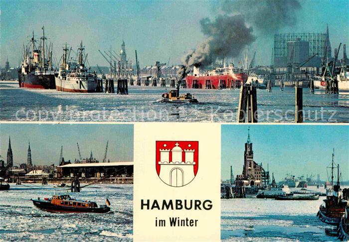 HAMBURG  CITY Hafenpartien im Winter