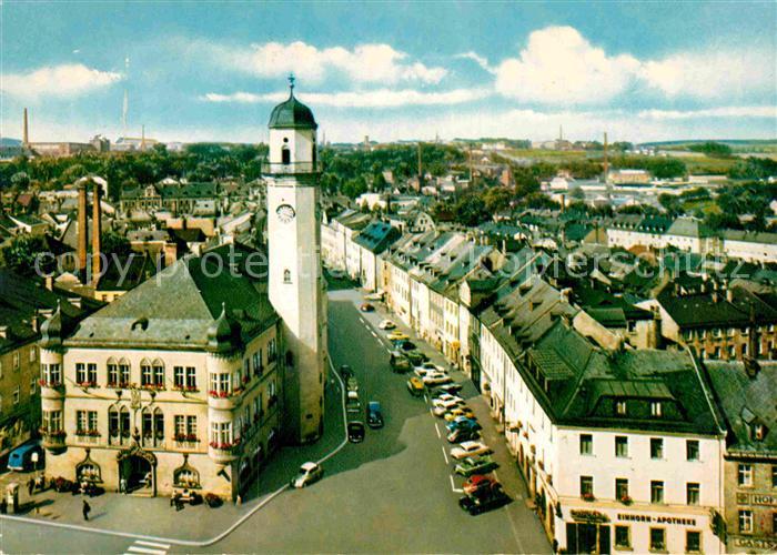 Hof Saale Rathaus mit Klosterstrasse
