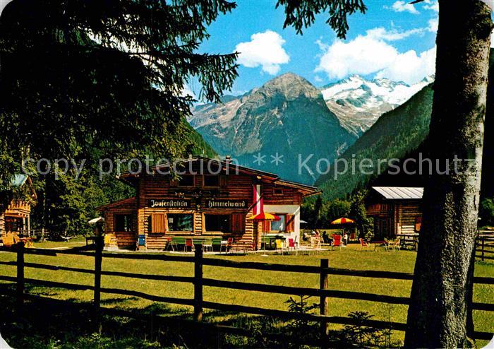Gastein Bad Jausenstation Himmelwand im Koetschachtal mit Bocksteinkogel