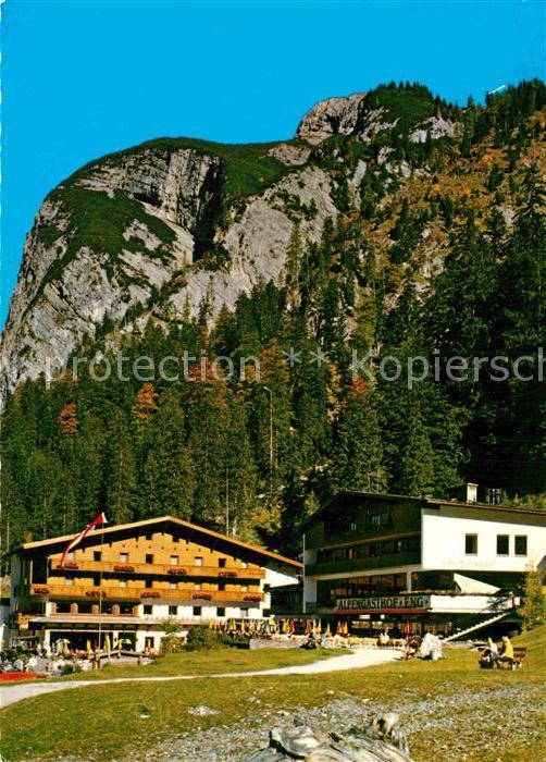 Eng Hinterriss Tirol Alpengasthof und Cafe Eng am Grossen Ahornboden