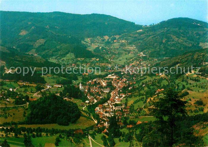 Ottenhoefen Schwarzwald Blick vom Brentenschrofen