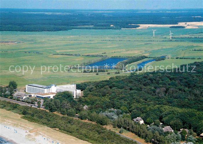 Ahrenshoop Ostseebad Reha Klinik Fliegeraufnahme