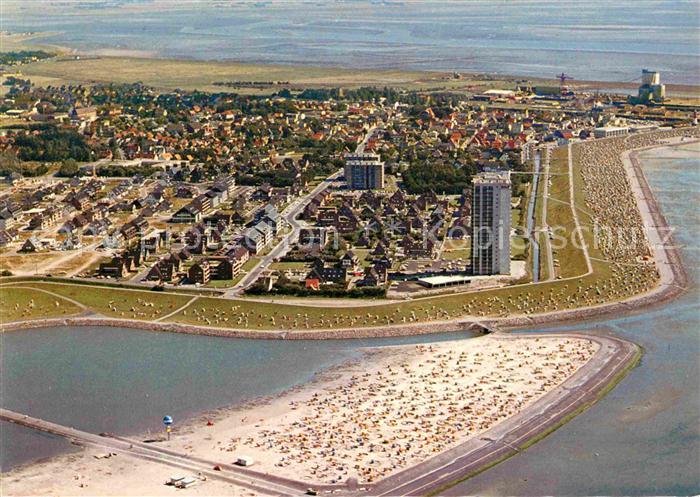 Buesum Nordseebad Fliegeraufnahme