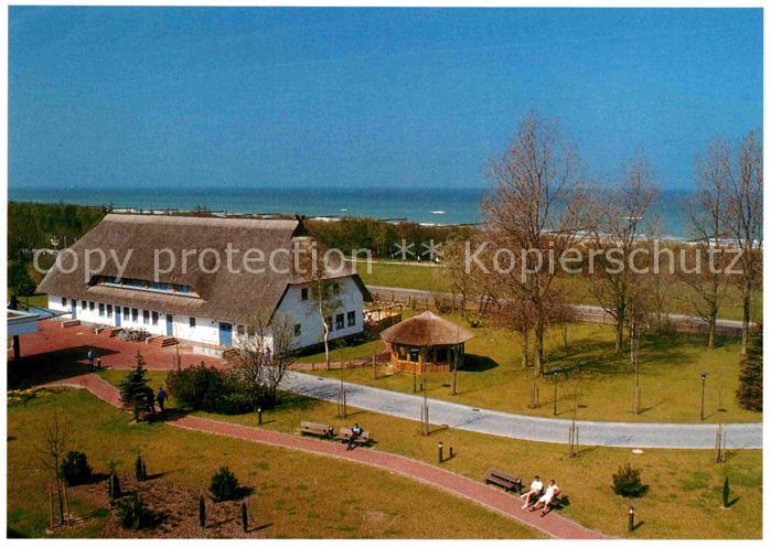 Ahrenshoop Ostseebad Rehaklinik Duenenhaus Fliegeraufnahme