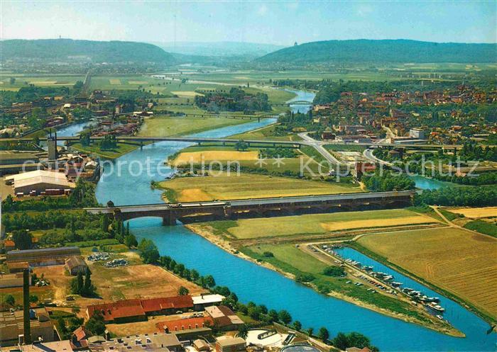 Minden Westfalen Weser Mittellandkanal Westfaelische Pforte Fliegeraufnahme