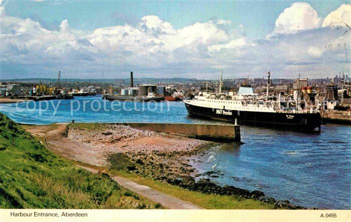 Aberdeen City Hafeneinfahrt