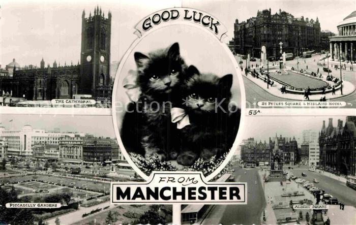Manchester Kathedrale Piccadilla Garden Albert Sqare Sankt Peters Square