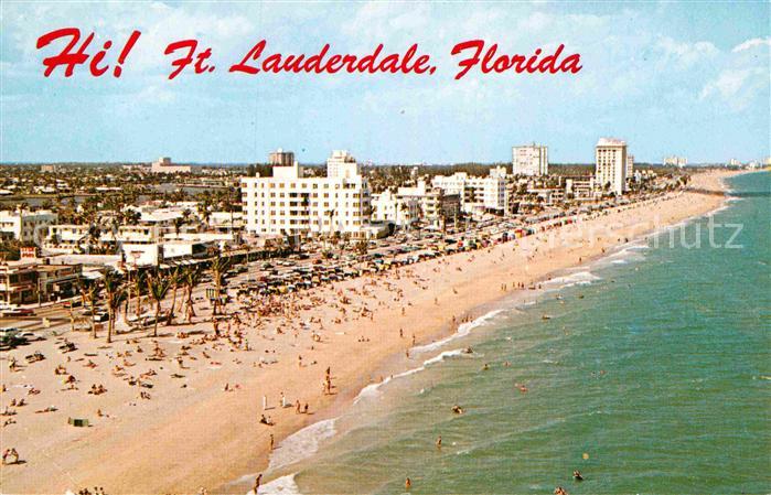Fort Lauderdale Fliegeraufnahme Strand