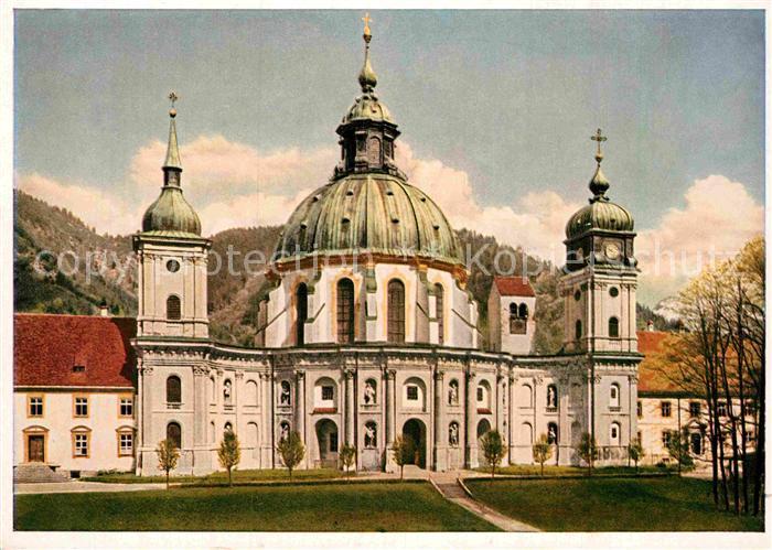 Ettal Benediktiner Abtei Fassade der Kirche