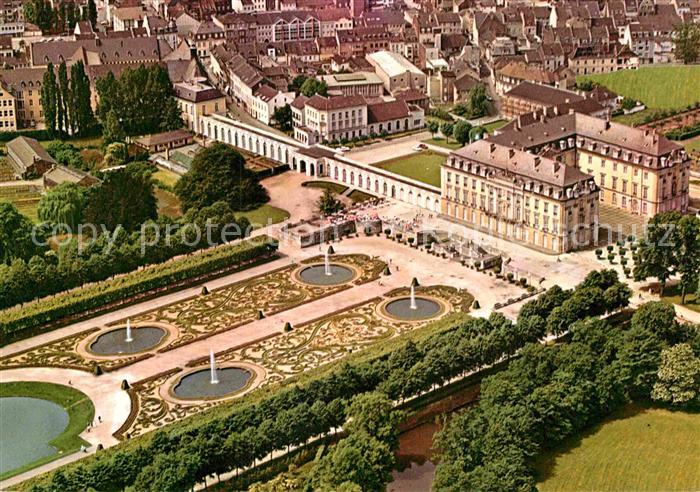 Bruehl Rheinland Fliegeraufnahme Schloss Augustusburg