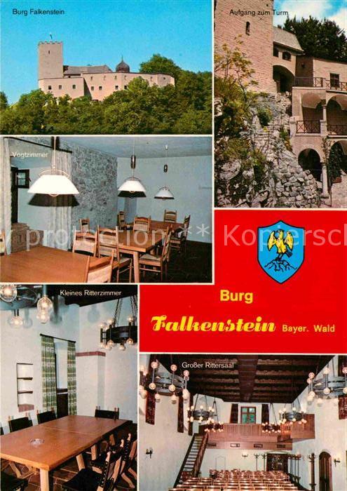 Falkenstein Oberpfalz Burg Kleines Ritterzimmer Vogtzimmer Aufgang zum Turm