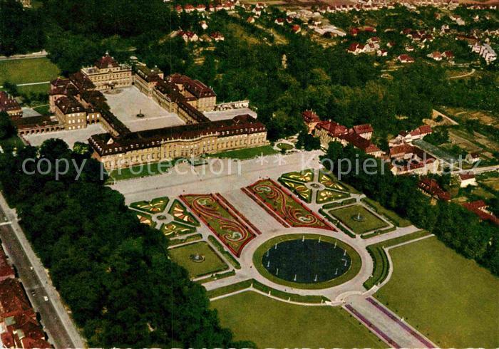 Ludwigsburg Wuerttemberg Fliegeraufnahme Schloss Gartenschau Bluehendes Barock