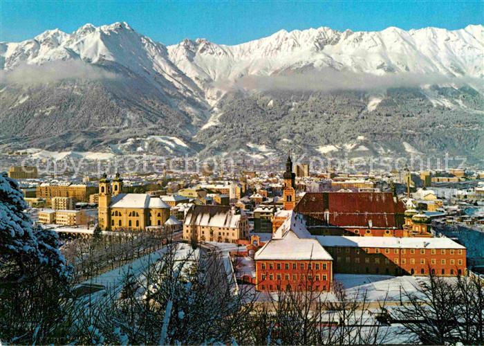 Innsbruck Blick gegen Nordkette