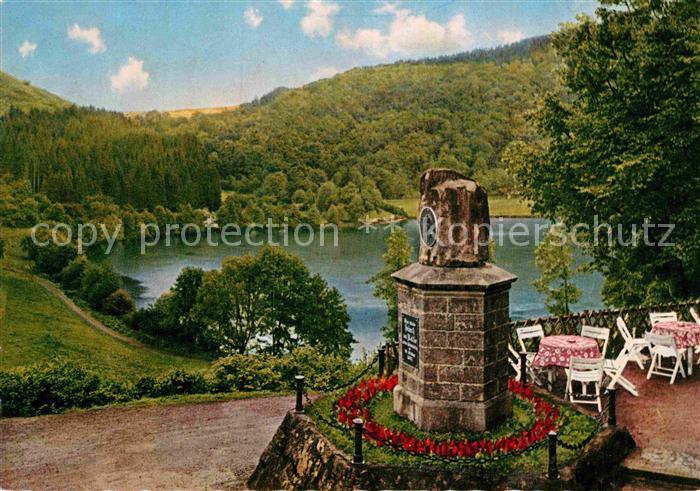 Daun Eifel Blick vom WaldCafe auf Heimuth von Moltke Denkmal
