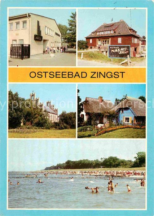 Zingst Ostseebad Restaurant Nordlicht Kurhaus Peter und Paul Kirche Strand