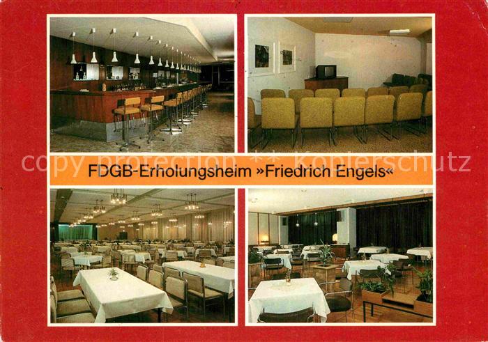 Templin Erholungsheim Friedrich Engels Hallenbar Fernsehturm Restaurant