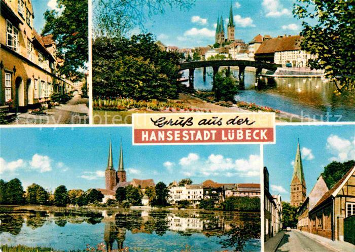 Luebeck Stadtansichten Panorama Holstentor