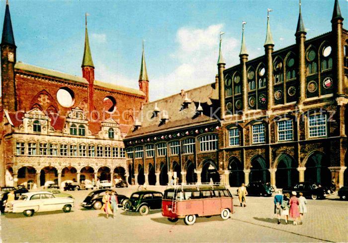 Luebeck Rathaus Marktseite