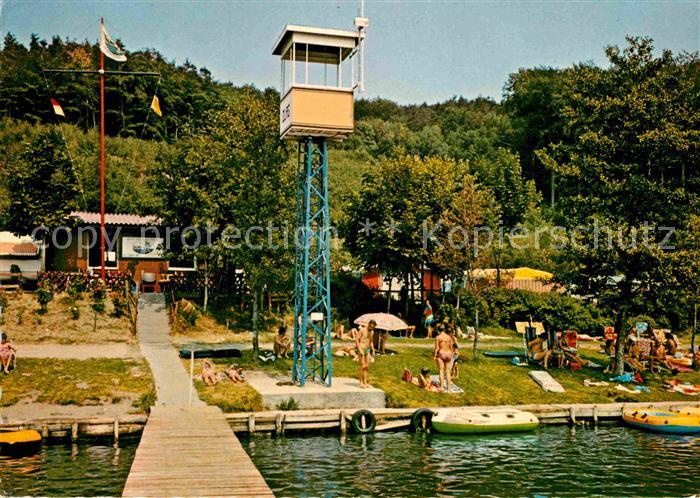 Maria Laach Glees Campingplatz Laacher See Strandbad