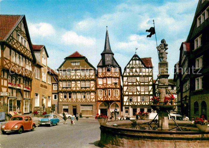 Fritzlar Marktplatz Rolandsbrunnen